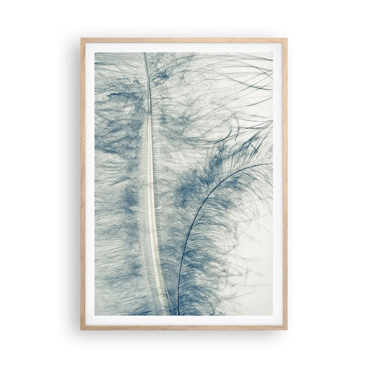 Plagát v ráme zo svetlého duba - Šepot prírody - 70x100 cm