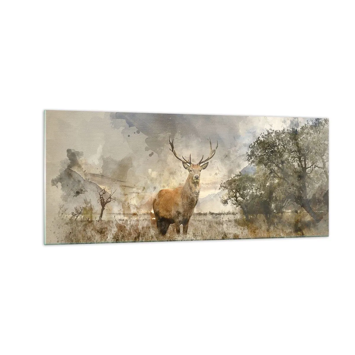 Obraz na skle - Dôstojnosť - sila - majestátnosť - 100x40 cm