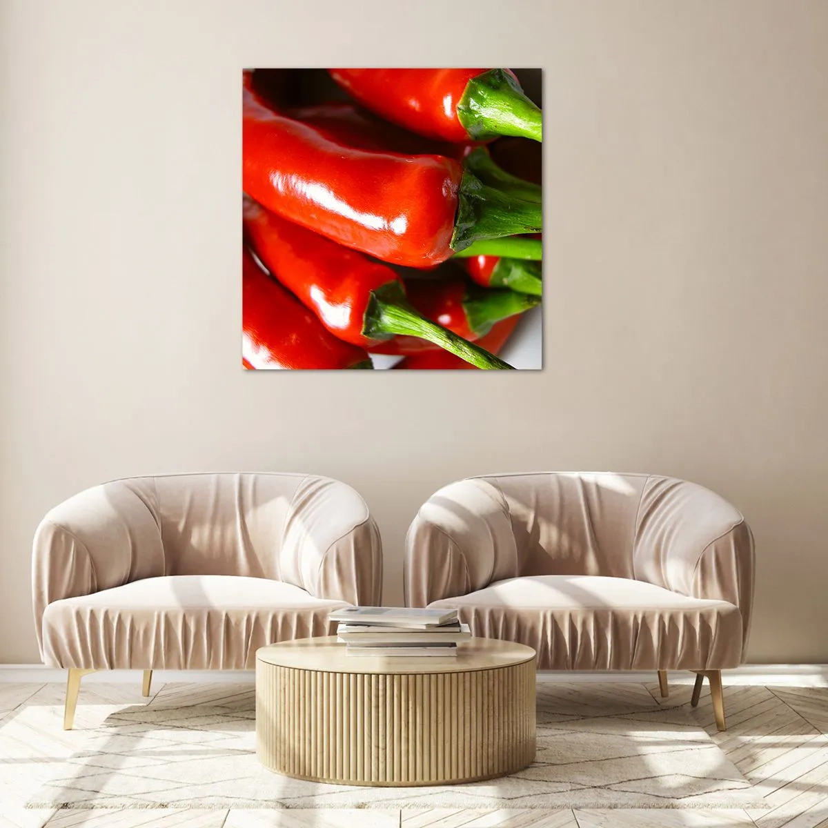 Obraz na skle - Šťavnaté, lesklé, hladké - 70x70 cm