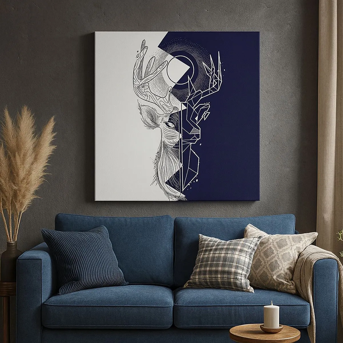 Obraz na plátne - Boj a jednota opakov - 30x30 cm