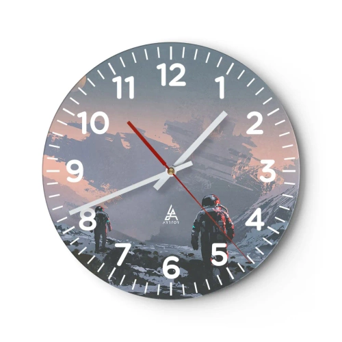 Nástenné hodiny - Pod neznámou hviezdou - 30x30 cm