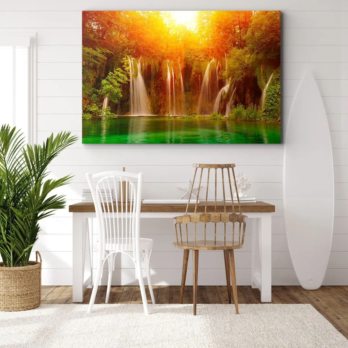 Obraz na plátne - Na slnku a v tieni - 100x70 cm