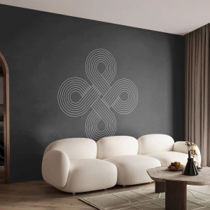 Fototapeta Premium Canvas - V keltskom duchu - Abstrakcia, Kus, Minimalizmus - 250x175 cm