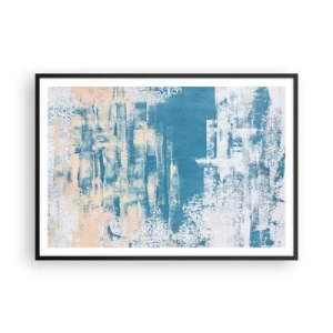 Plagát v čiernom ráme - Cez cencúľ - 100x70 cm