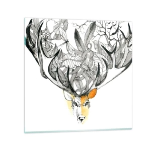 Obraz na skle - Rohy hojnosti - 30x30 cm