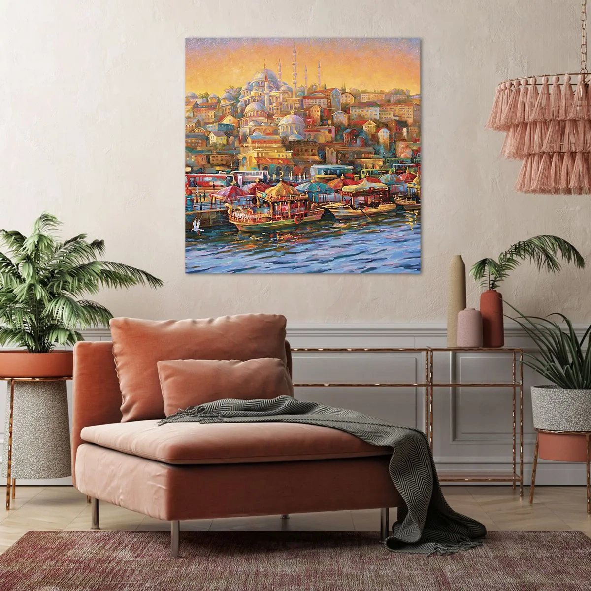 Obraz na plátne - Istanbulský príbeh - 30x30 cm
