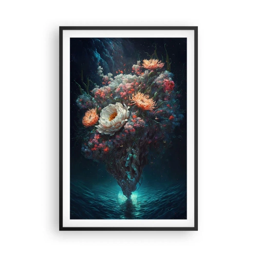 Plagát v čiernom ráme - Podivná záhrada - 61x91 cm