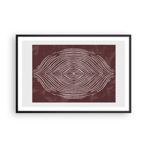 Plagát v čiernom ráme - Priestor hovorí - 91x61 cm