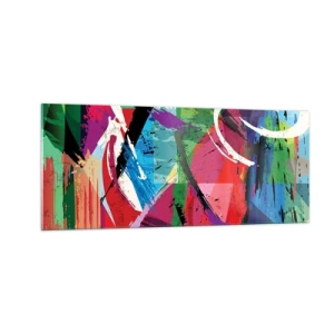 Obraz na skle - Rýchlo, živo a čulo - 100x40 cm