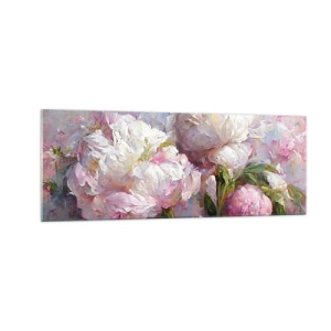 Obraz na skle - Kytica prekypujúca životom - 140x50 cm
