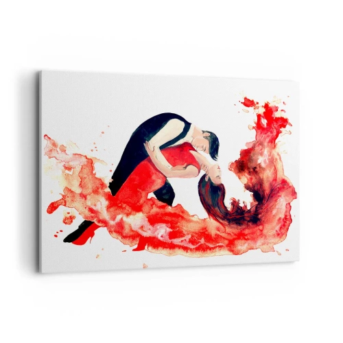 Obraz na plátne - Tango - zmyselná vlna - 100x70 cm