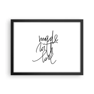 Plagát v čiernom ráme - Najlepšia značka - 40x30 cm