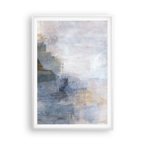 Plagát v bielom ráme - Tóny a akordy farieb - 70x100 cm