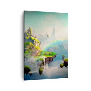 Obraz na plátne - Uprostred neba - šťastné ostrovy - 50x70 cm