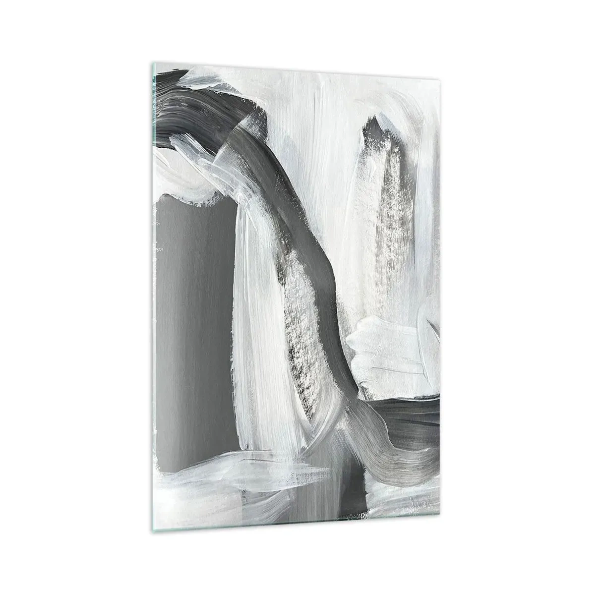 Obraz na skle - Pevným pohybom - 70x100 cm