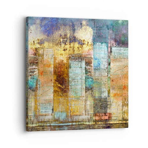 Obraz na plátne - Slnečná metropola - 30x30 cm