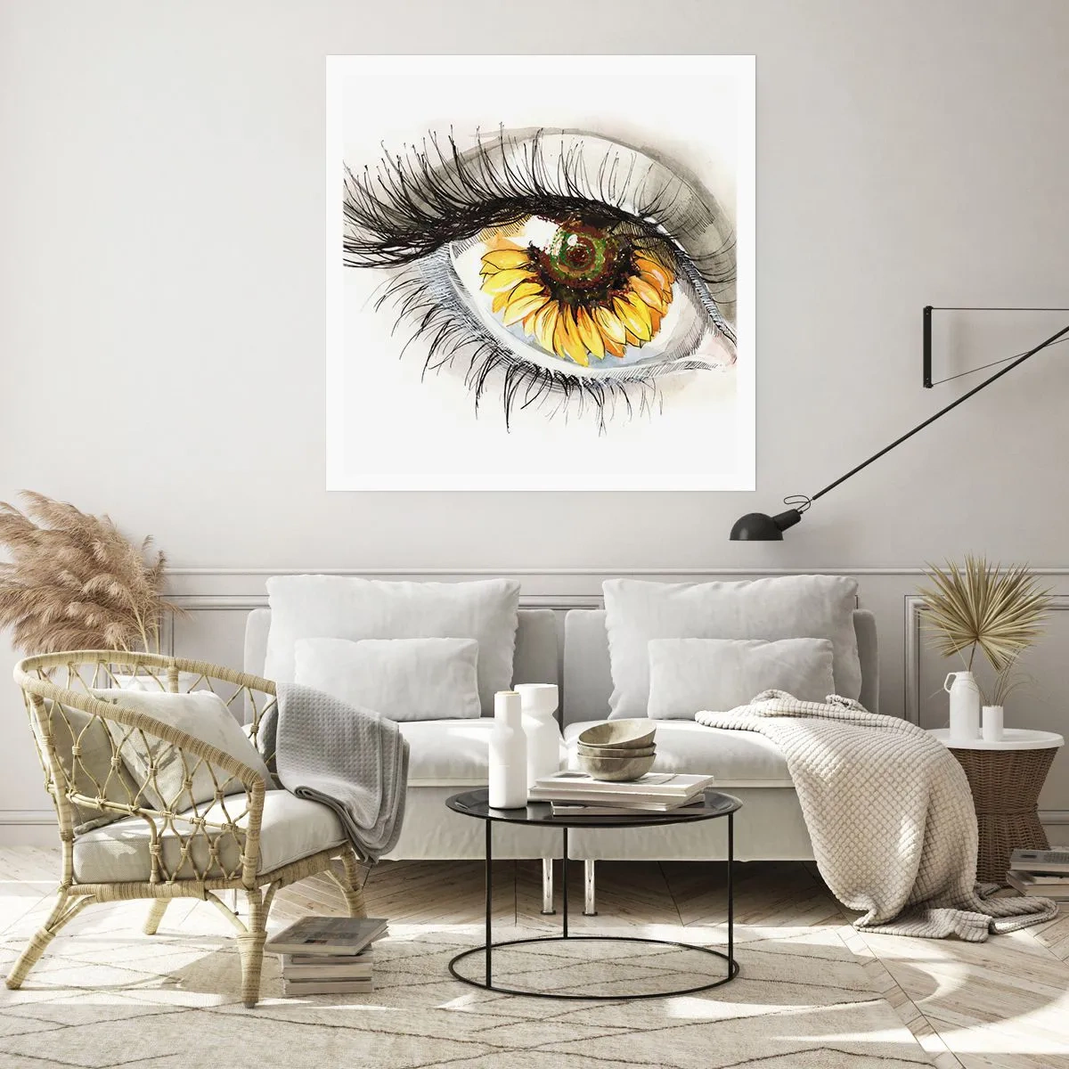 Plagát - Pohľad žeravý ako leto - 40x40 cm