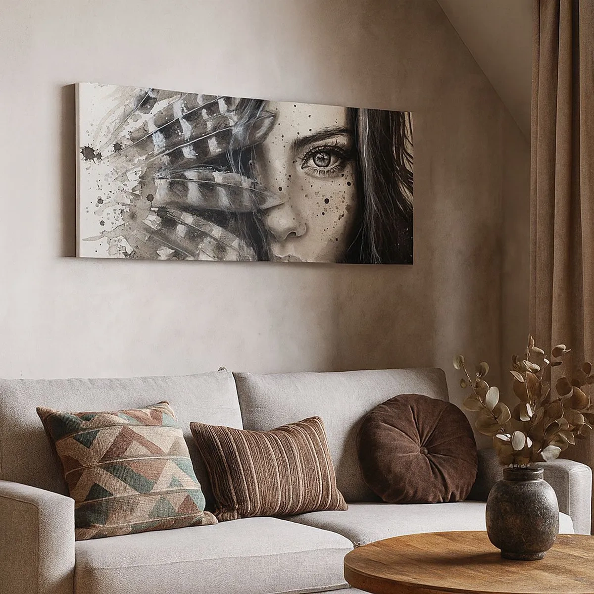 Obraz na plátne - Divoká krása - 100x40 cm