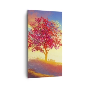 Obraz na plátne - Pútnik pri cieli - 45x80 cm