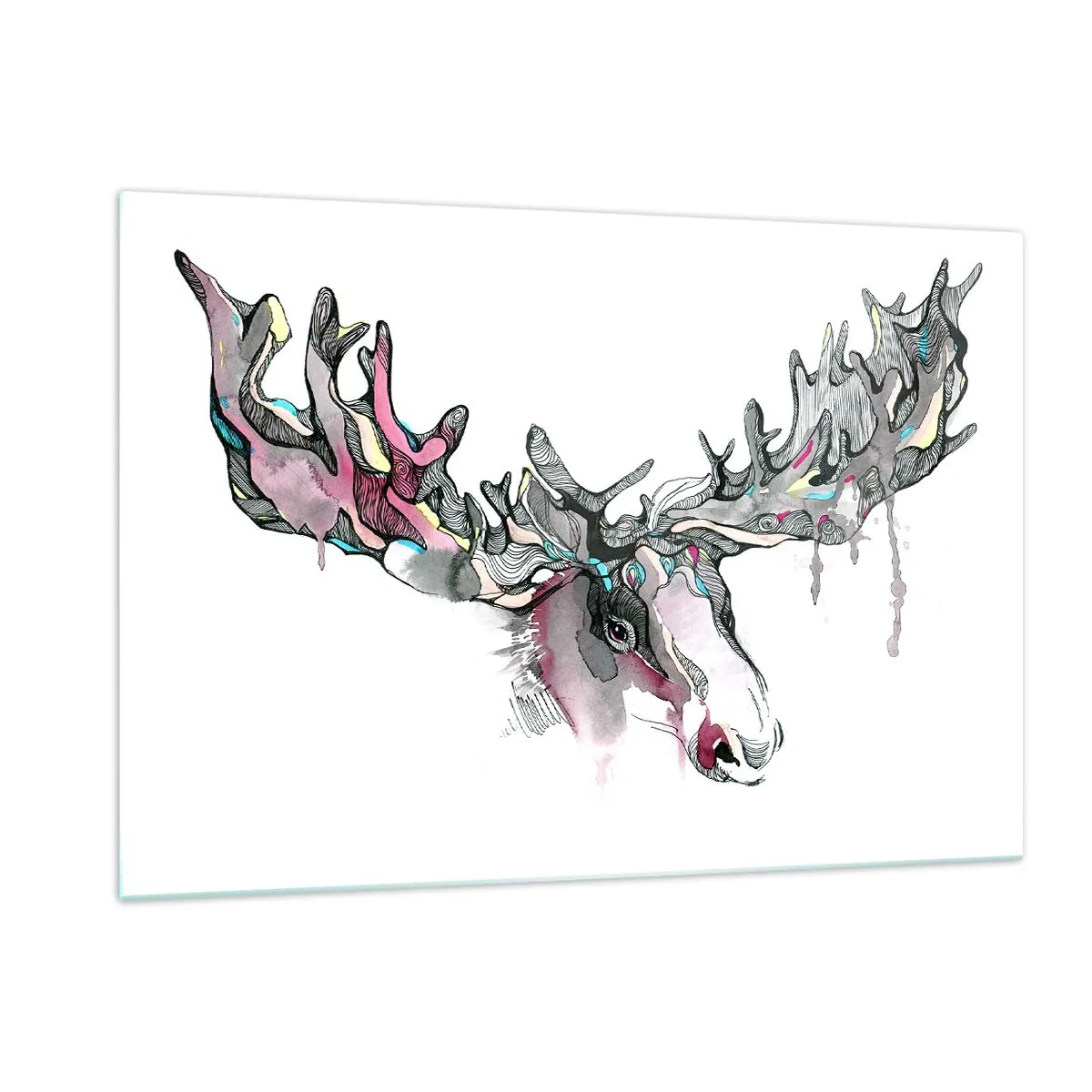 Obraz na skle - Koruna lesného kráľa - 120x80 cm