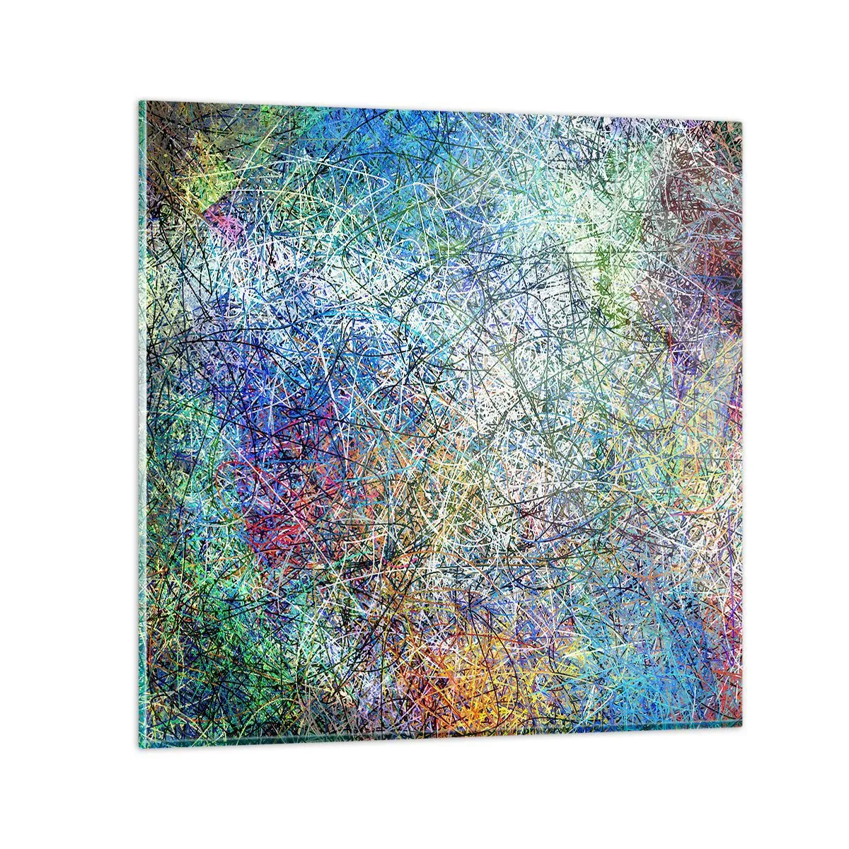 Obraz na skle - To nie je tak jednoduché - 30x30 cm