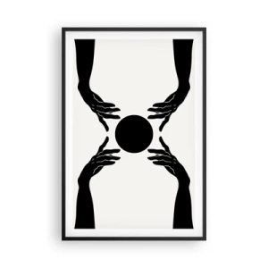 Plagát v čiernom ráme - Tajné znamenie - 61x91 cm