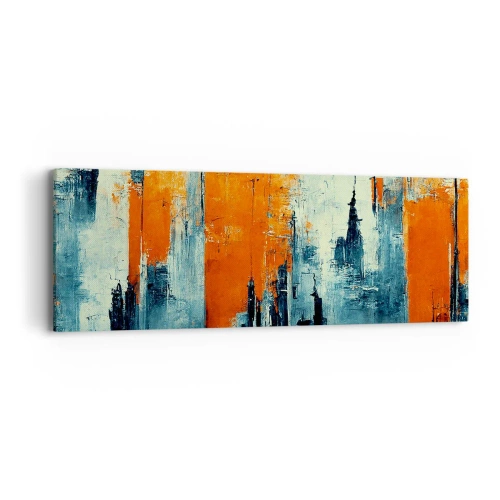 Obraz na plátne - Moderná krajina - 90x30 cm