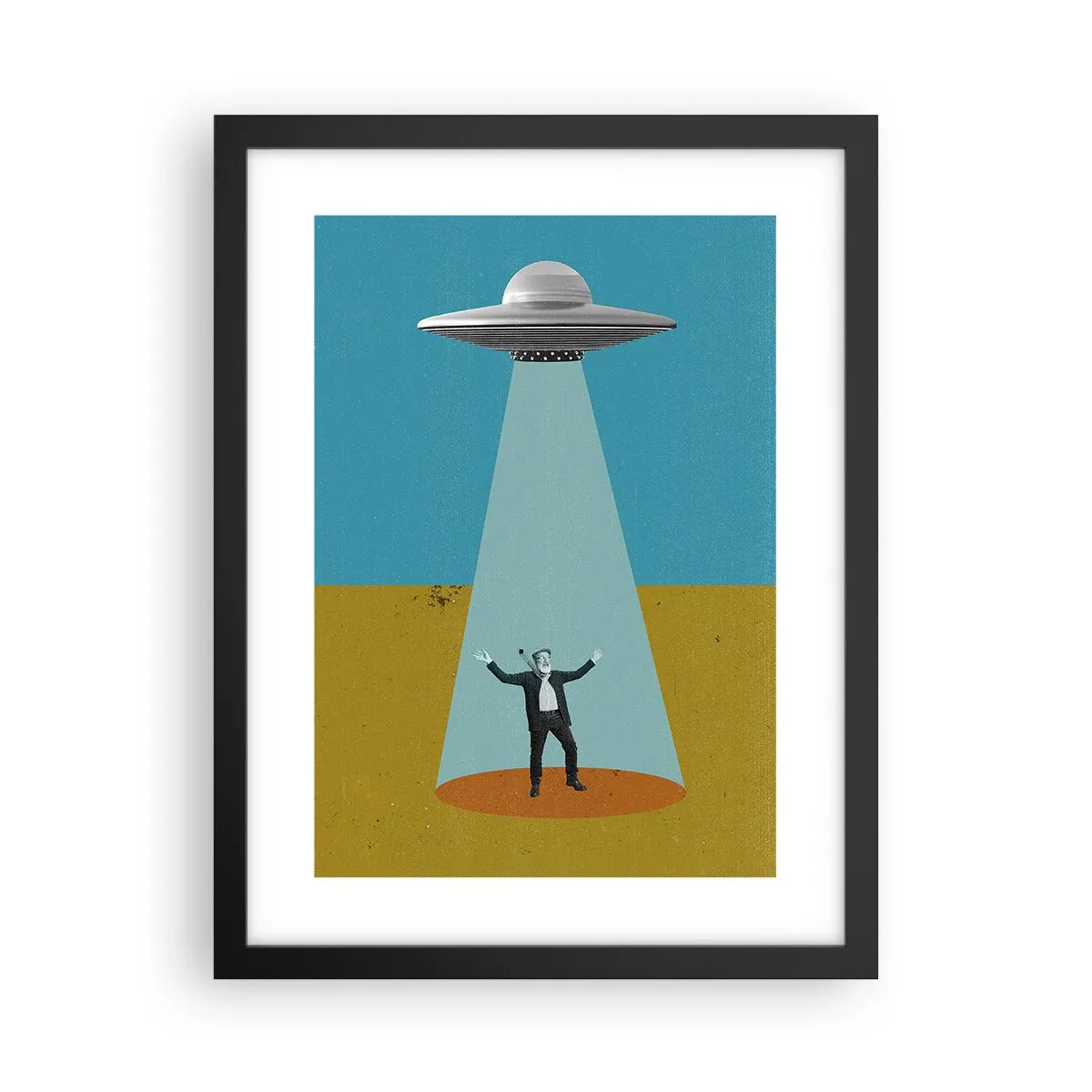 Plagát v čiernom ráme - Blízke stretnutie - 30x40 cm