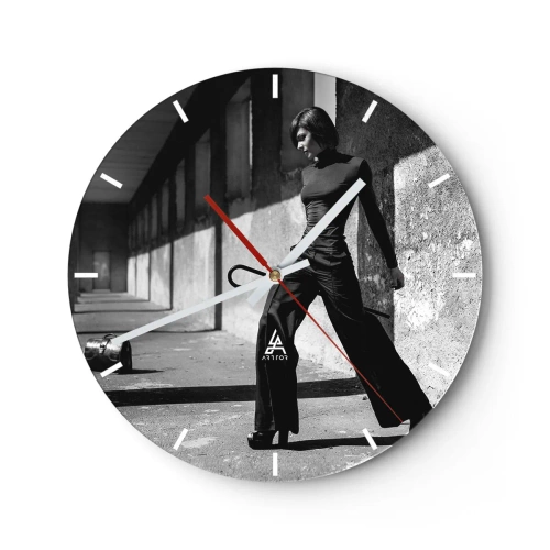 Nástenné hodiny - Mestská elegancia - 40x40 cm