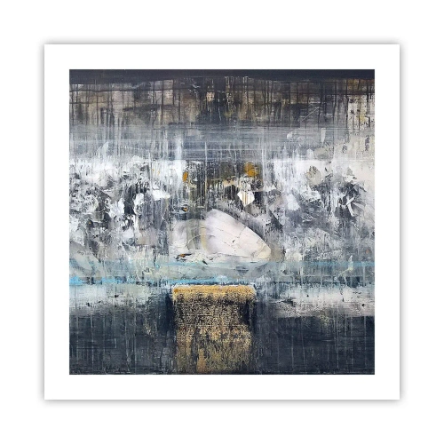 Plagát - Ako na ľade, tak aj na hrude - 50x50 cm