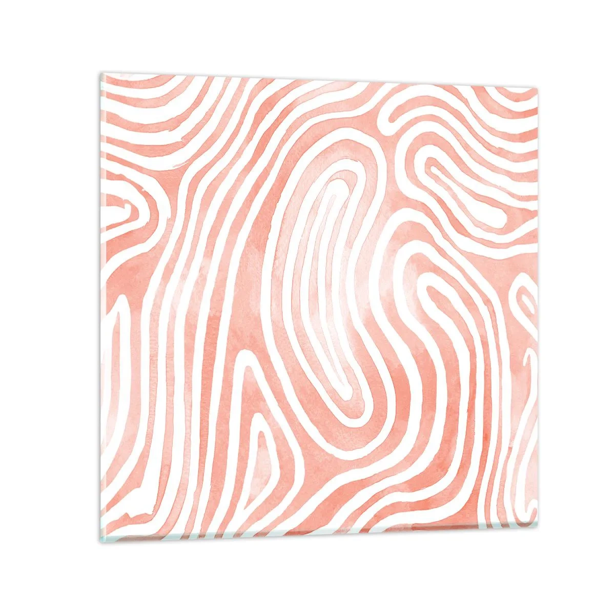 Obraz na skle - V koralovom labyrinte - 30x30 cm