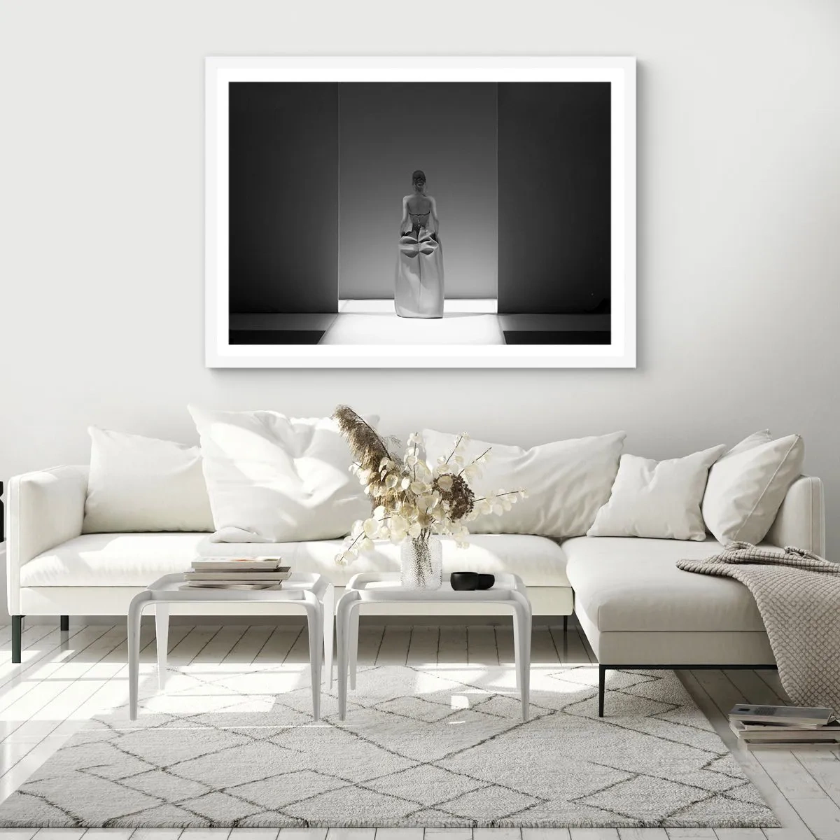 Plagát v bielom ráme - Rafinovaná jednoduchosť - 70x50 cm