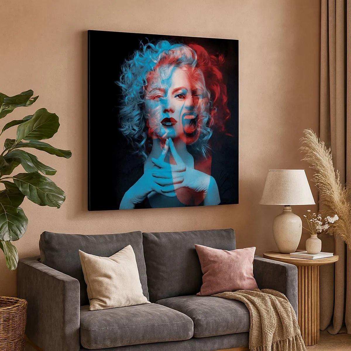 Obraz na plátne - Alter ego - 30x30 cm