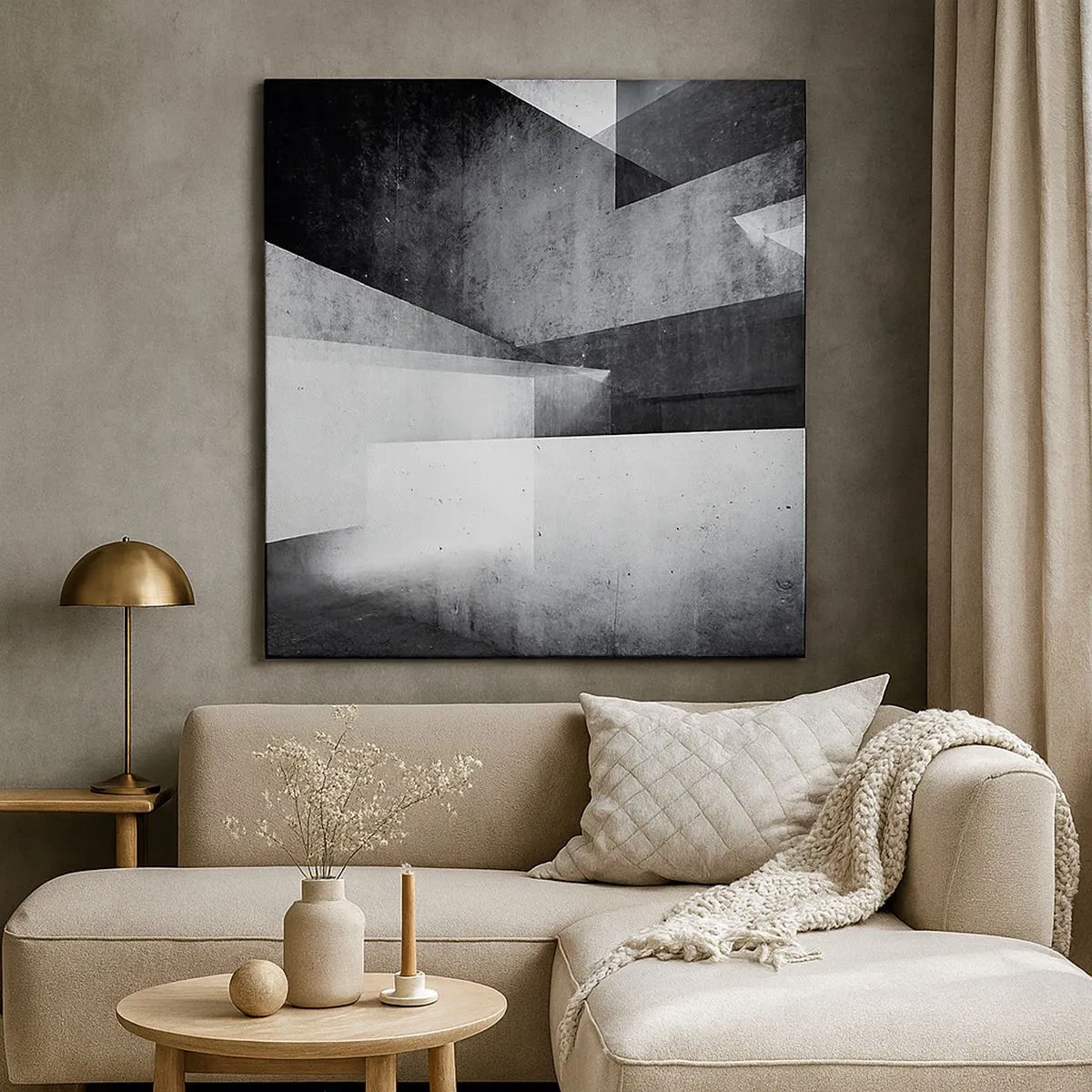 Obraz na plátne - Štruktúra priestoru - 30x30 cm