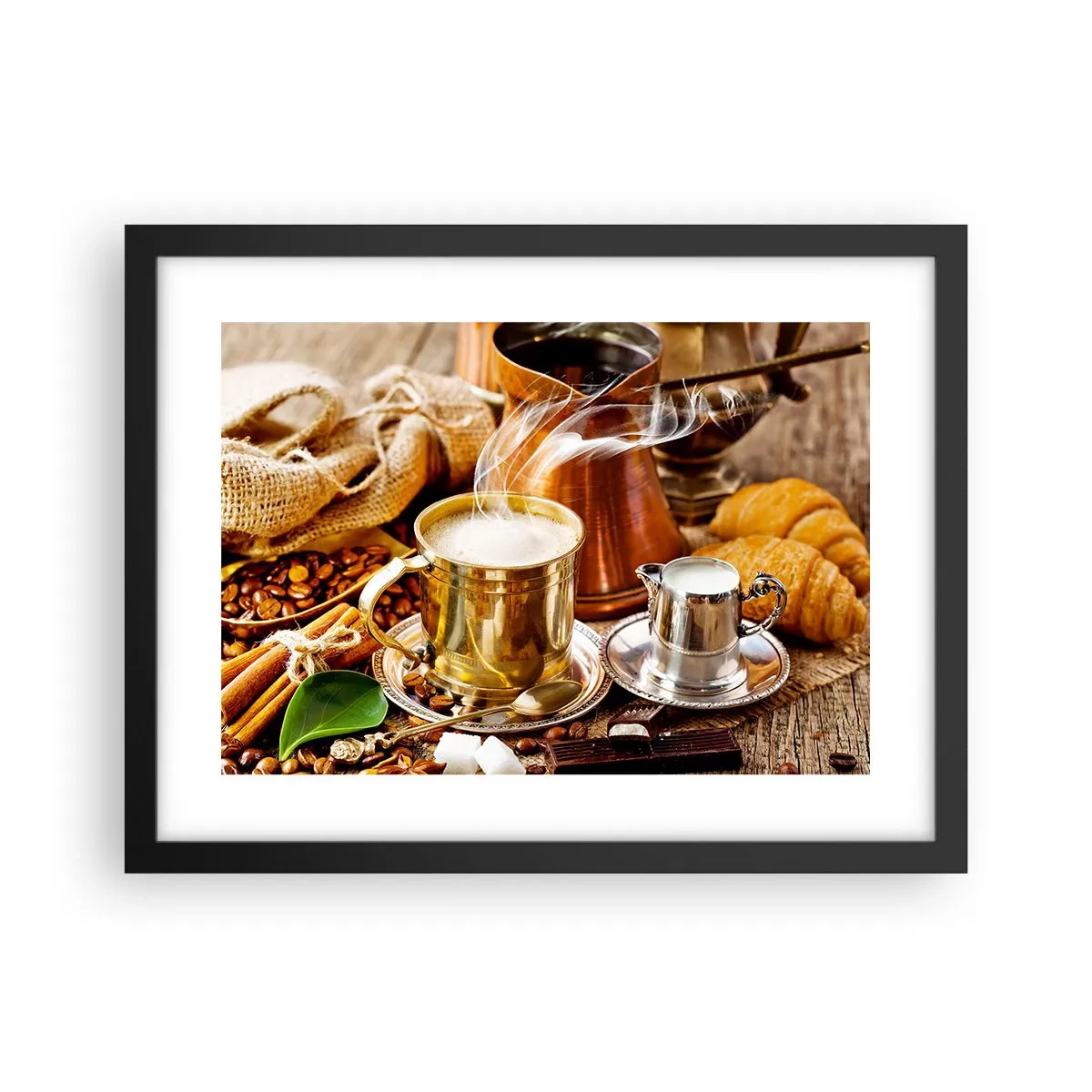 Plagát v čiernom ráme - Pekný deň prajem! - 40x30 cm