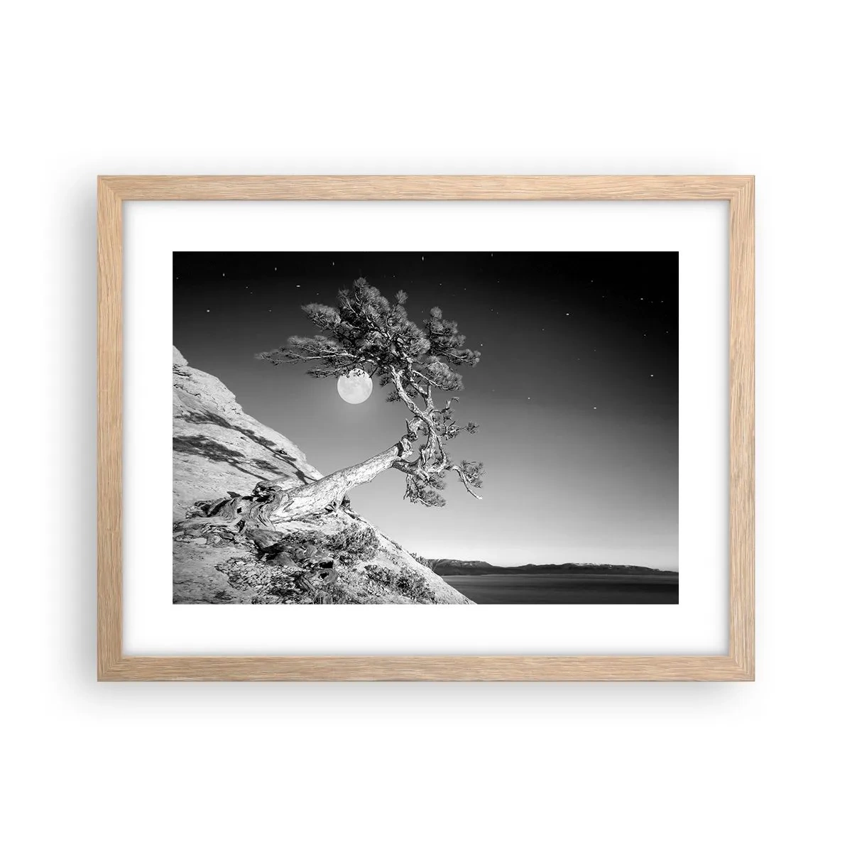 Plagát v ráme zo svetlého duba - Víťazná bojovníčka - 40x30 cm