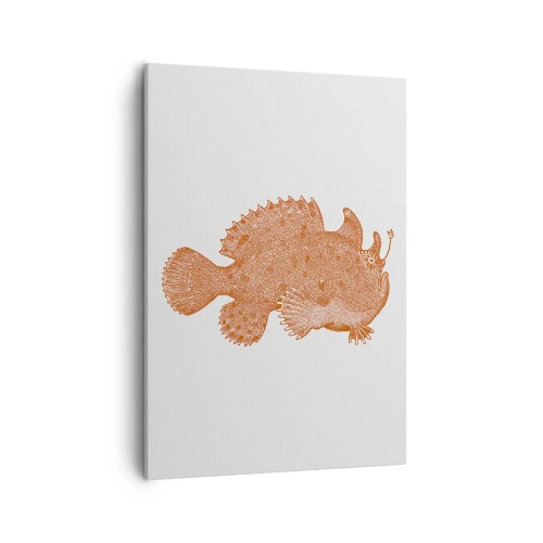 Obraz na plátne - A nakoniec ryba - 50x70 cm