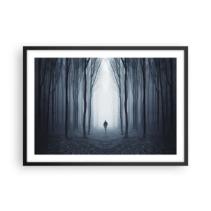 Plagát v čiernom ráme - A všetko jednoduché a jasné - 70x50 cm