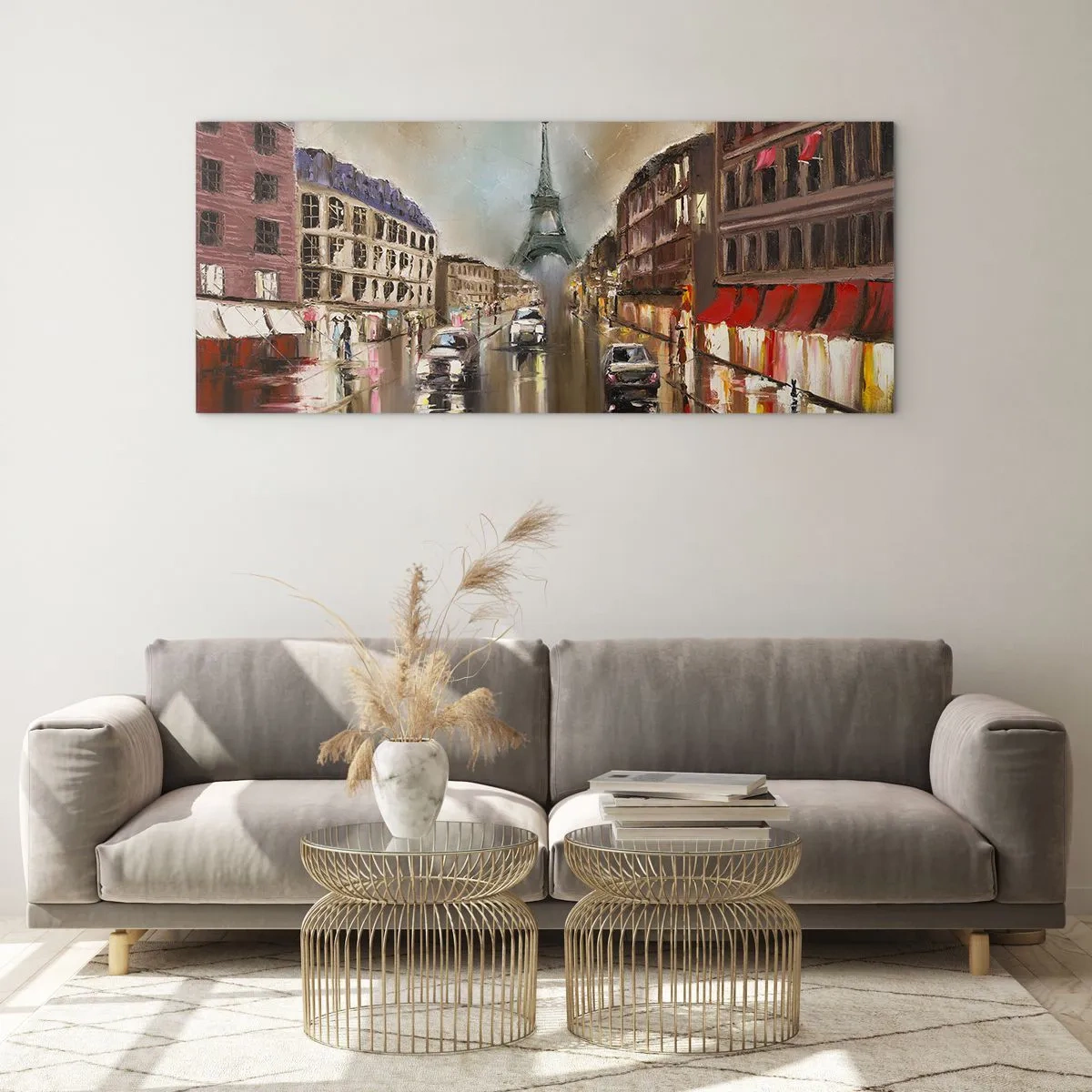Obraz na skle - Počíta sa iba ona - 100x40 cm