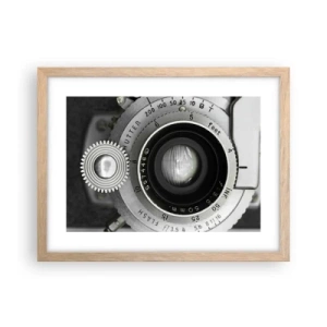 Plagát v ráme zo svetlého duba - Príbeh o Hollywoode - 40x30 cm