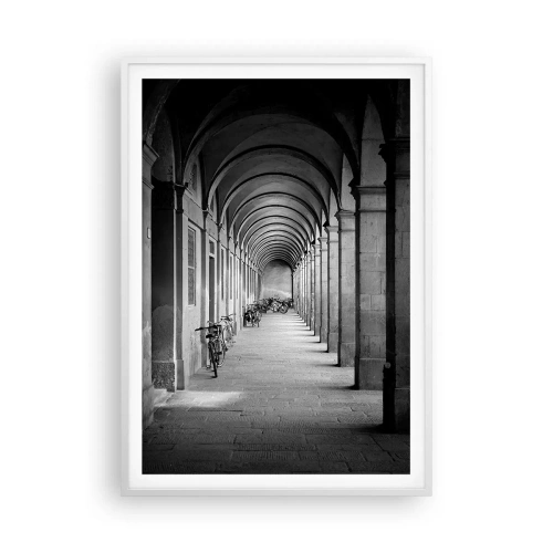 Plagát v bielom ráme - Pod arkádami - 70x100 cm