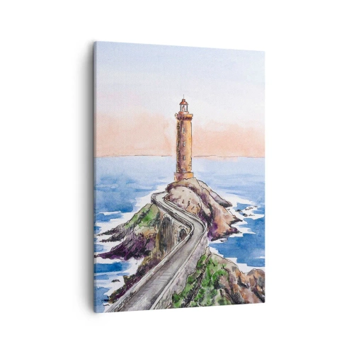 Obraz na plátne - Tvárou v tvár moru - 50x70 cm