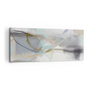 Obraz na plátne - Hmlistá abstrakcia - 100x40 cm