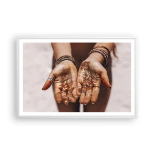 Plagát v bielom ráme - Darček pre teba - 91x61 cm