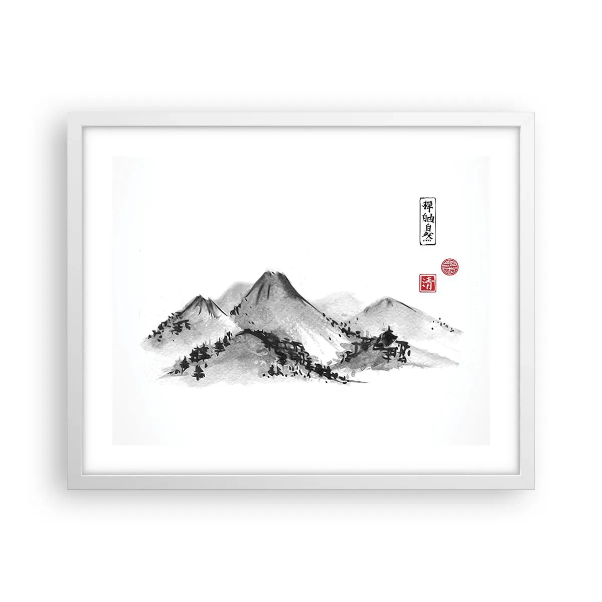 Plagát v bielom ráme - Za hranicou vzdialenosti - 50x40 cm