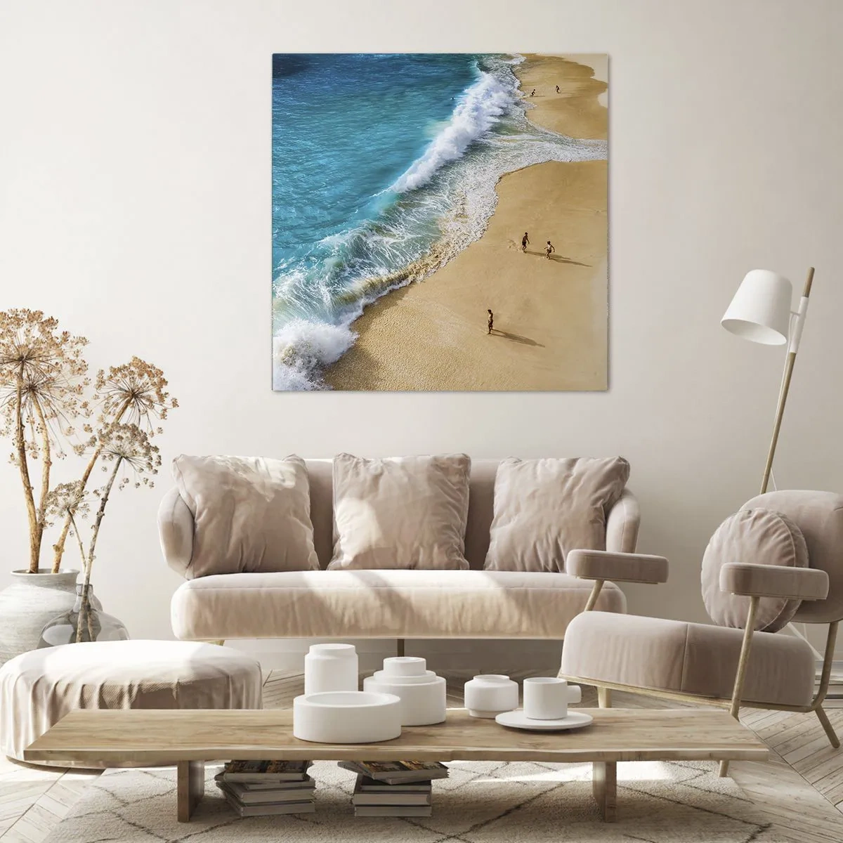 Obraz na plátne - A potom slnko, pláž… - 70x70 cm