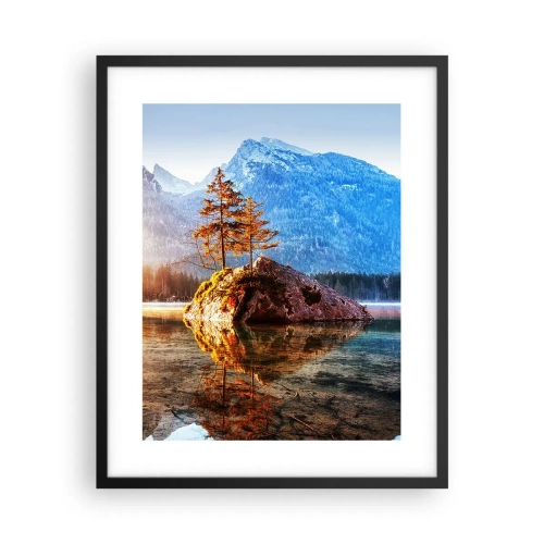 Plagát v čiernom ráme - Príroda v novom svetle - 40x50 cm