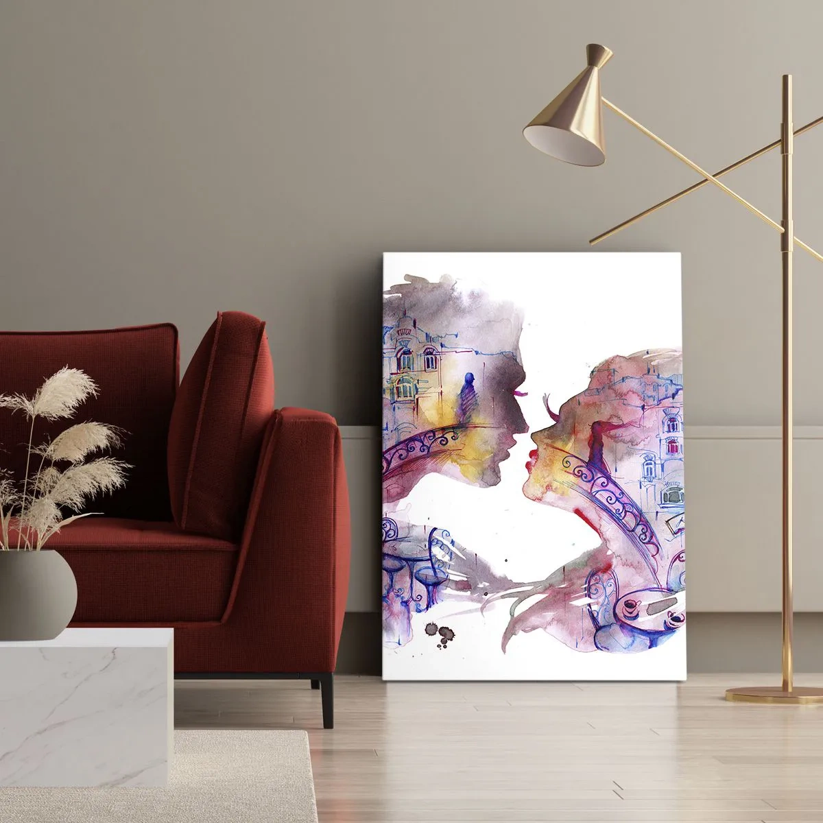 Obraz na plátne - Tajomný most vzdychania - 55x100 cm