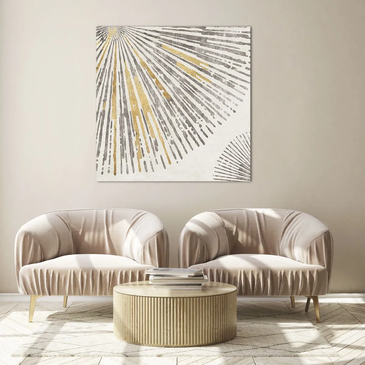 Obraz na skle - Krása lúča - 70x70 cm