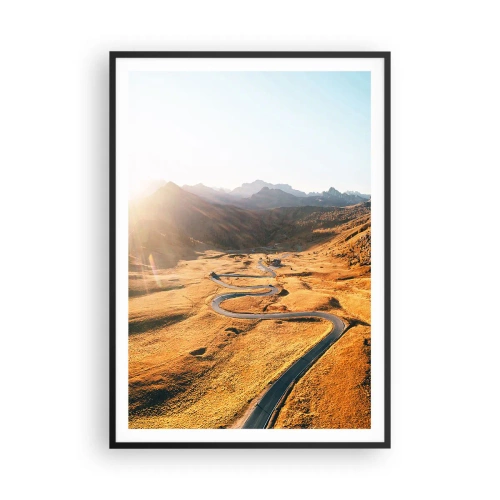 Plagát v čiernom ráme - V zlatom údolí - 70x100 cm